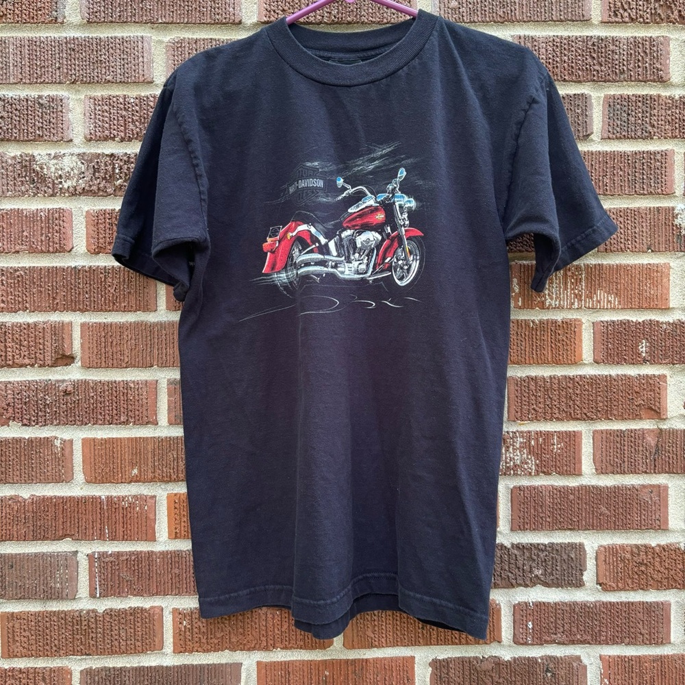 Harley Davidson Fort Lauderdale FL. Black T-Shirt Holoubek tag RN72119 Size M